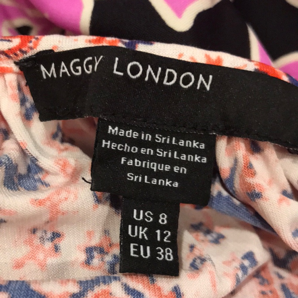 Size 8 Maggy London dress with cutout sleeves - Picture 4 of 7